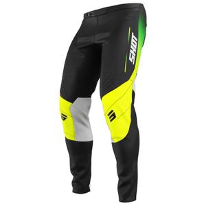 Lasten motocross housut Shot Contact Apex fluo keltainen