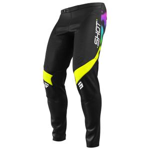 Lasten motocross housut Shot Contact Nitro musta