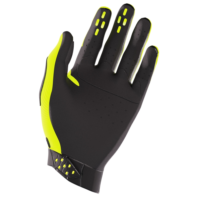 Lasten motocross hanskat Shot Race fluo keltainen