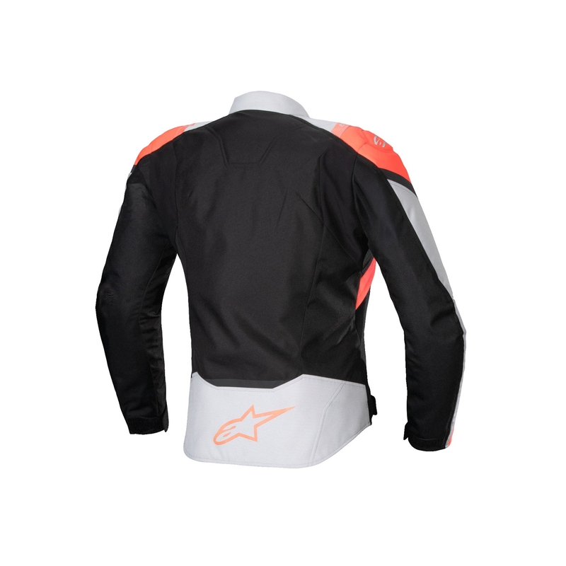 Alpinestars Naisten Stella T-Jaws 4 Vedenpitävä Musta-Harmaa-Fluo Red Moottoripyöräily takki