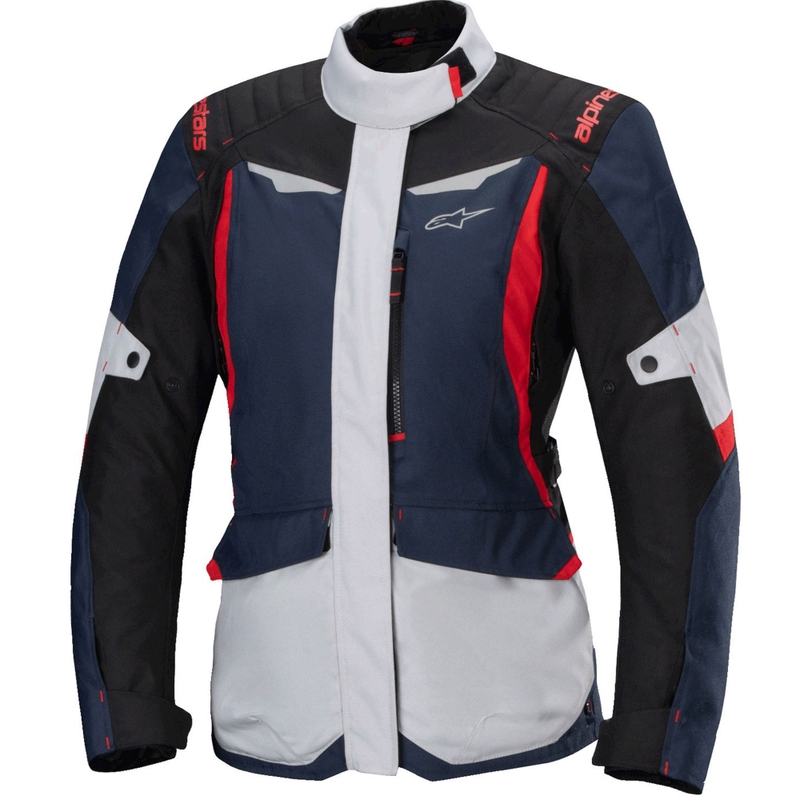 Alpinestars Stella ST-1 Vedenpitävä naisten moottoripyöräily takki Sininen-Musta-Punainen