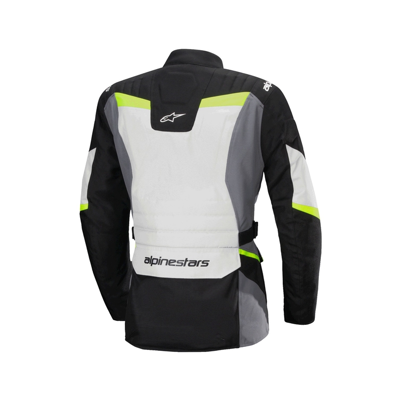 Alpinestars Stella ST-1 Naisten vedenpitävä harmaa-musta-fluokeltainen moottoripyöräily takki