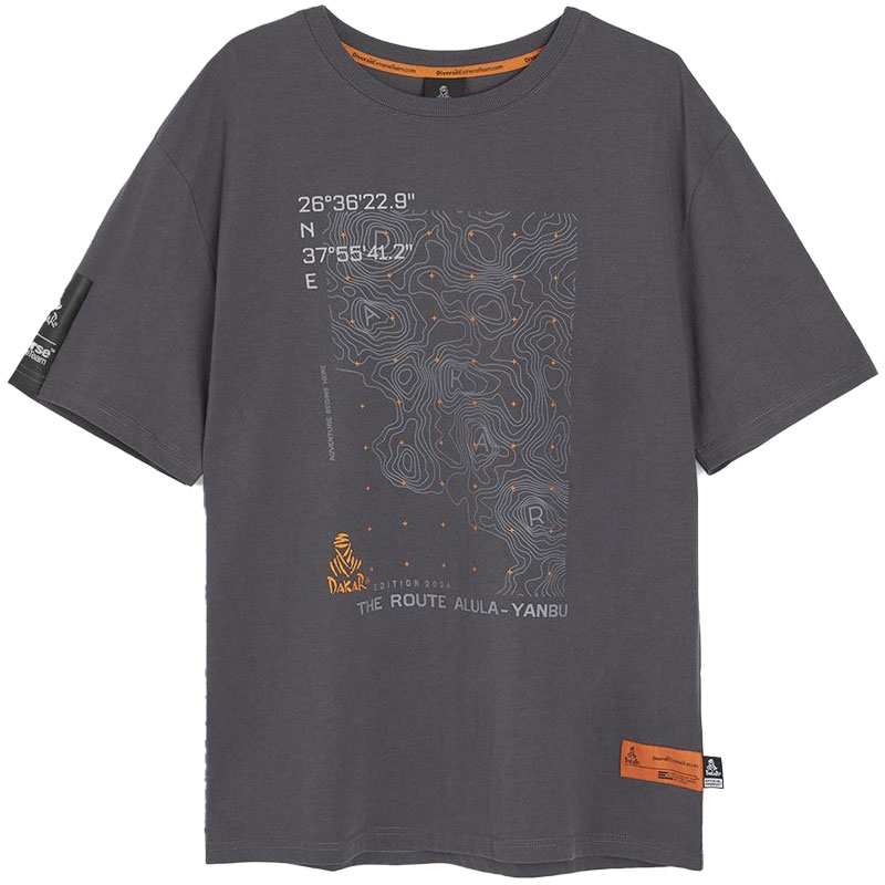 T-paita DAKAR OV 0824 grafiitti