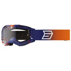 Lasten motocrosslasit Shot Rocket Kid 2.0 drop oranssi kirkkaalla pleksillä.
