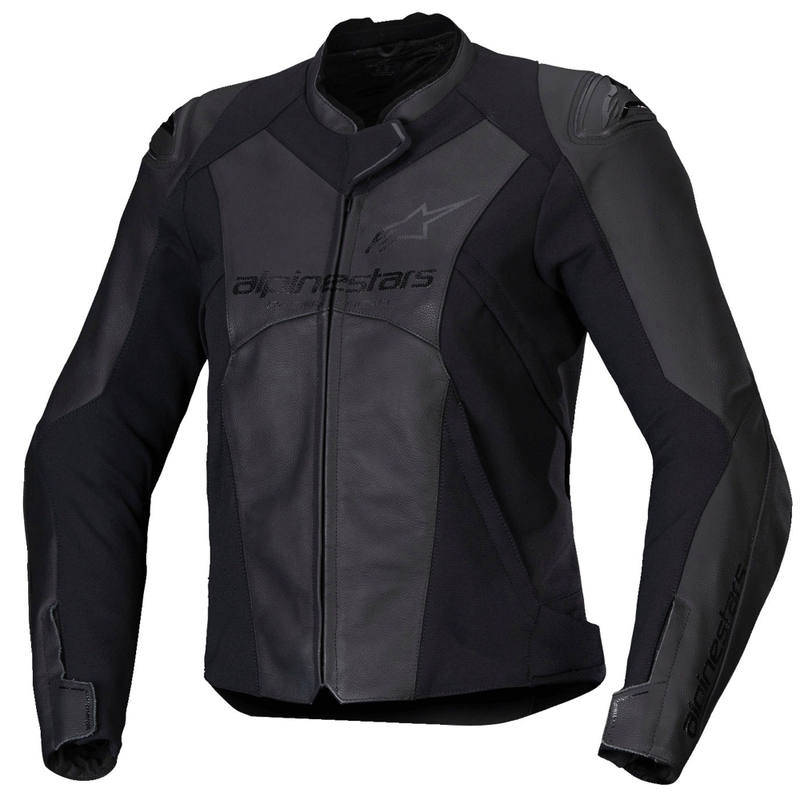 Alpinestars Stella Faster 3 Naisten musta nahkainen moottoripyörätakki
