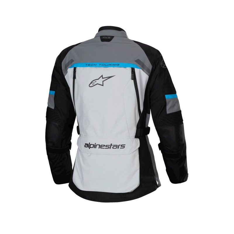 Alpinestars Stella Bogota PRO Drystar Naisten moottoripyöräily takki Harmaa-Musta-Sininen