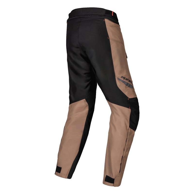 Alpinestars ST-1 Vedenpitävät khaki-hiekka-musta-fluo-punainen moottoripyöräilyhousut