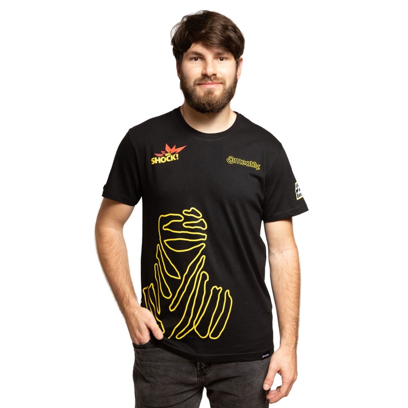 T-paita Meatfly Big Shock Dakar musta