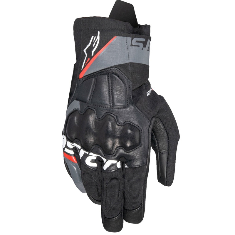 Alpinestars Corozal 3 Drystar Black-Grey-Fluo Red Moottoripyöräilykäsineet
