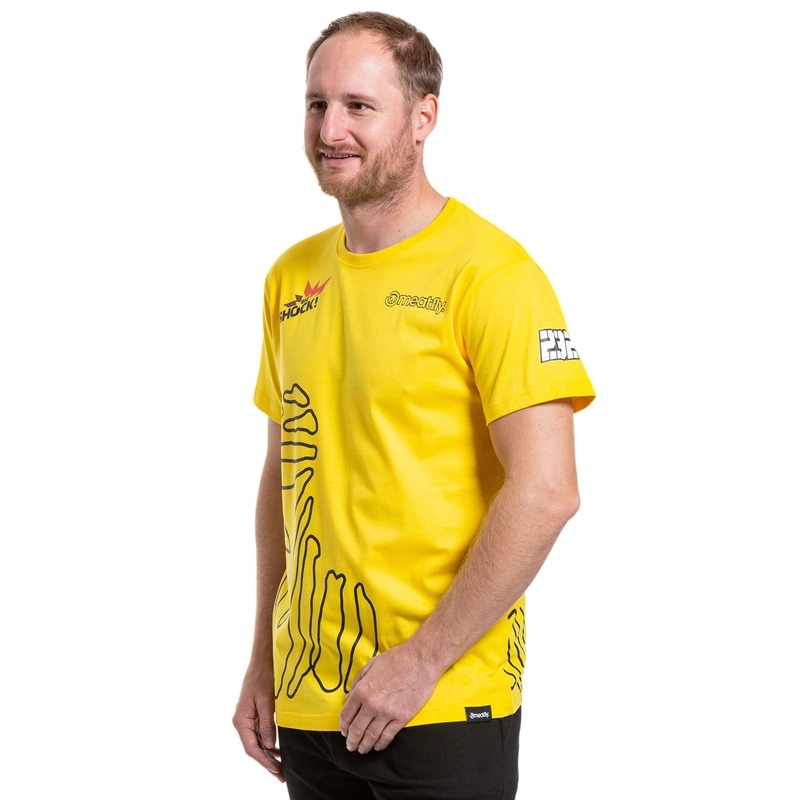 T-paita Meatfly Big Shock Dakar keltainen