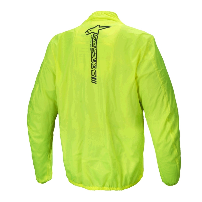 Alpinestars Hurricane Rain 2 fluo-keltainen vedenpitävä takki