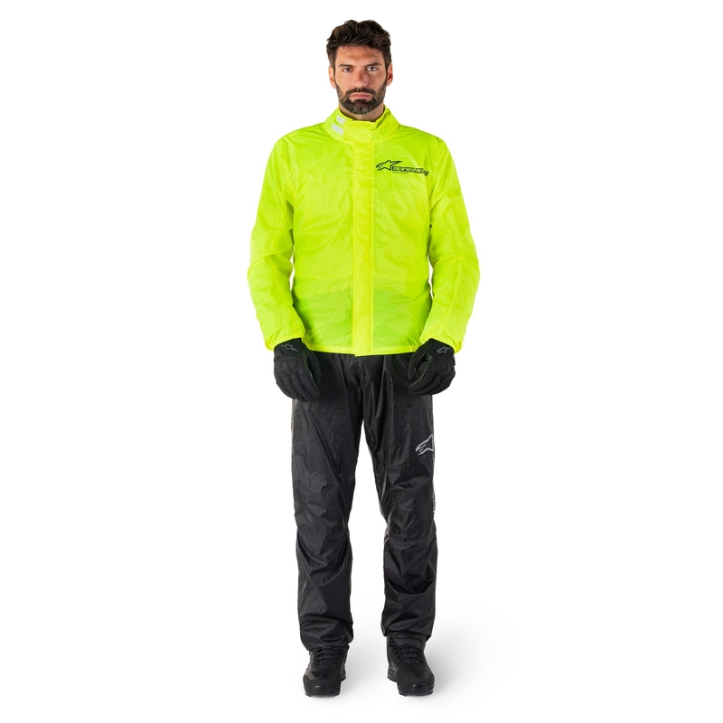 Alpinestars Hurricane Rain 2 fluo-keltainen vedenpitävä takki