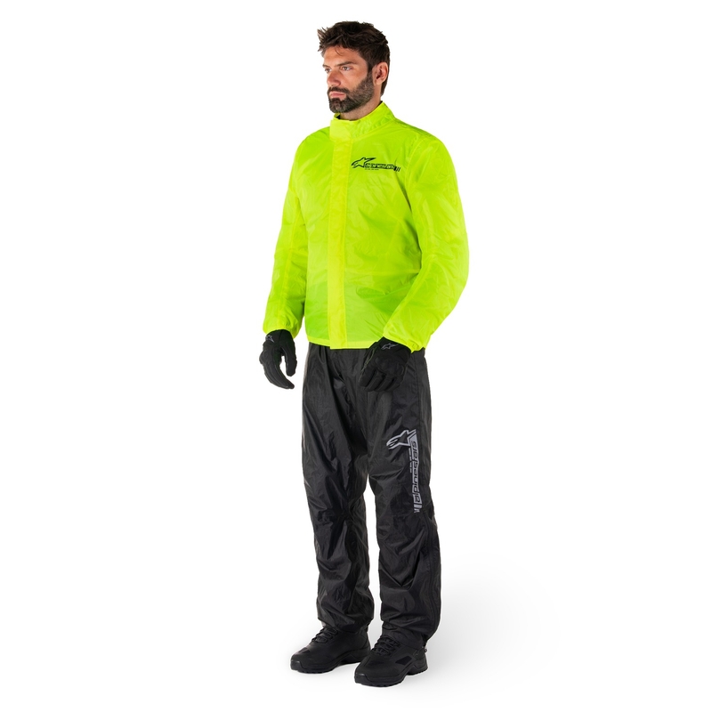 Alpinestars Hurricane Rain 2 fluo-keltainen vedenpitävä takki