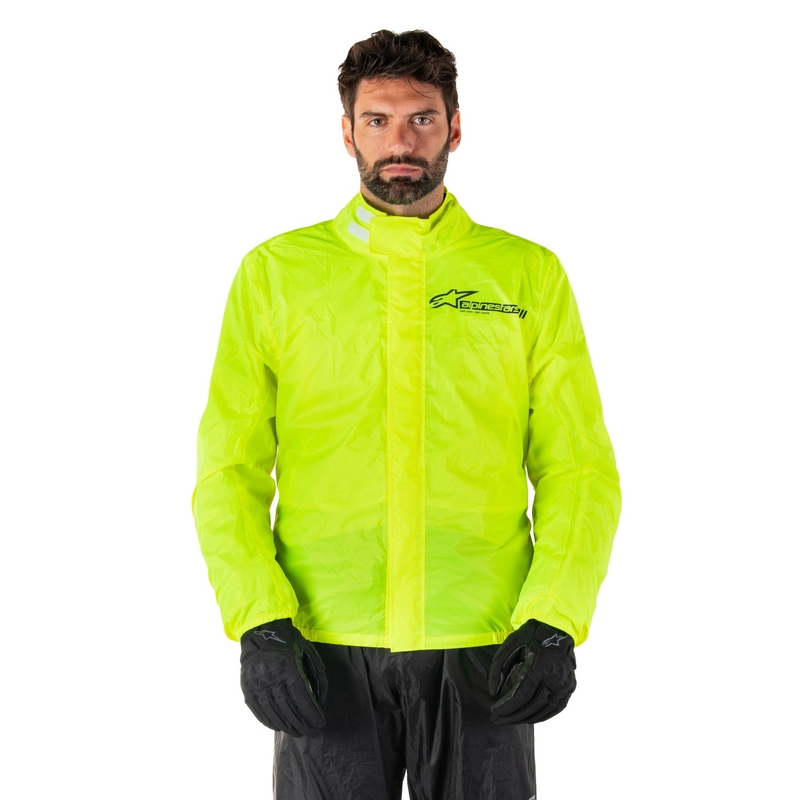 Alpinestars Hurricane Rain 2 fluo-keltainen vedenpitävä takki