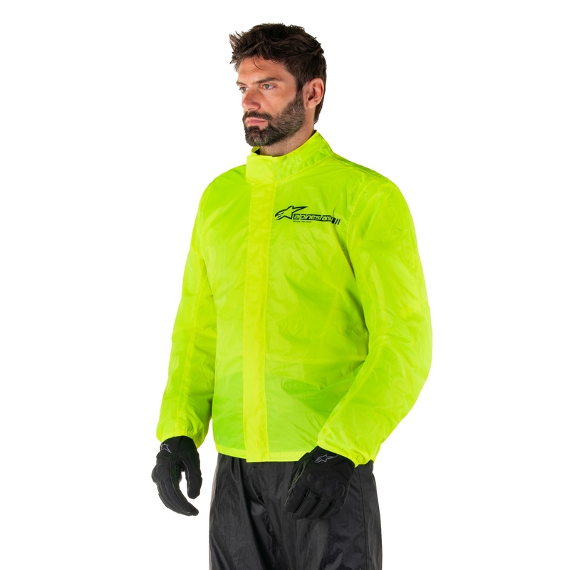 Alpinestars Hurricane Rain 2 fluo-keltainen vedenpitävä takki
