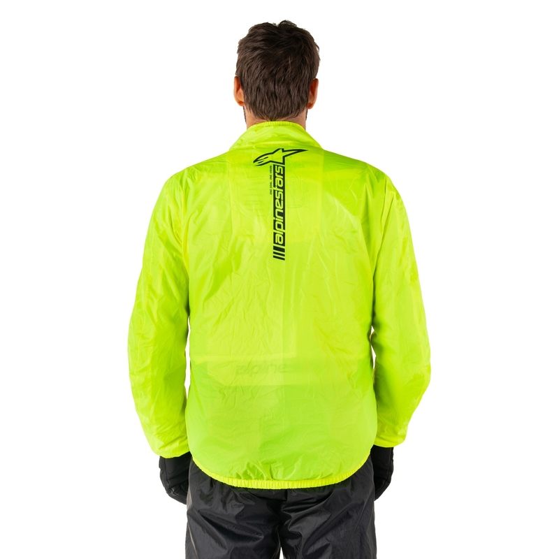 Alpinestars Hurricane Rain 2 fluo-keltainen vedenpitävä takki