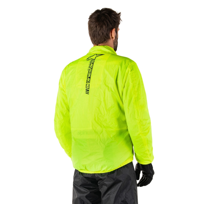 Alpinestars Hurricane Rain 2 fluo-keltainen vedenpitävä takki