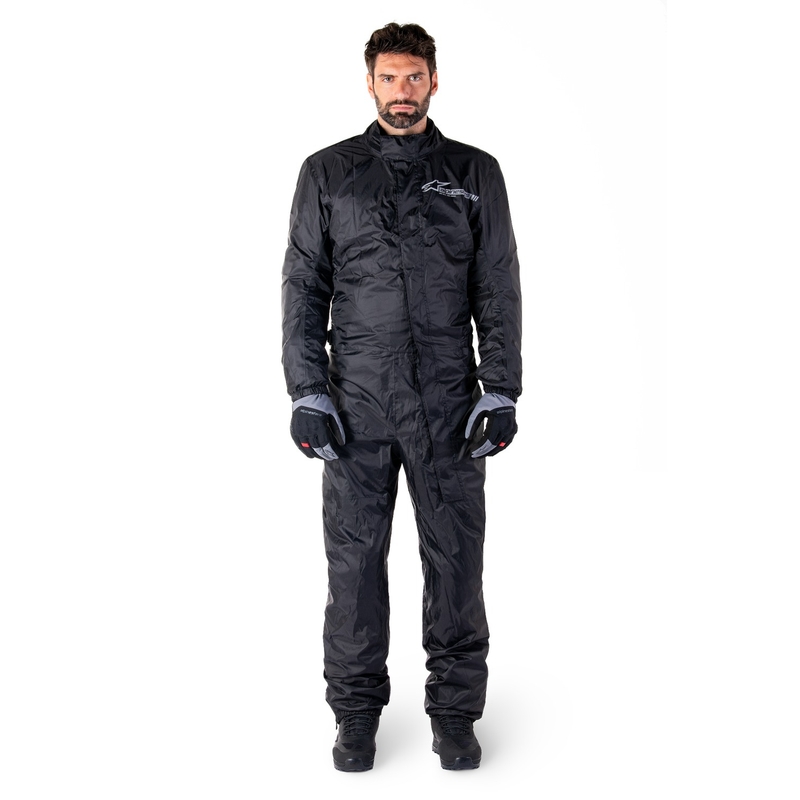 Alpinestars Hurricane Rain 2 vedenpitävä puku musta