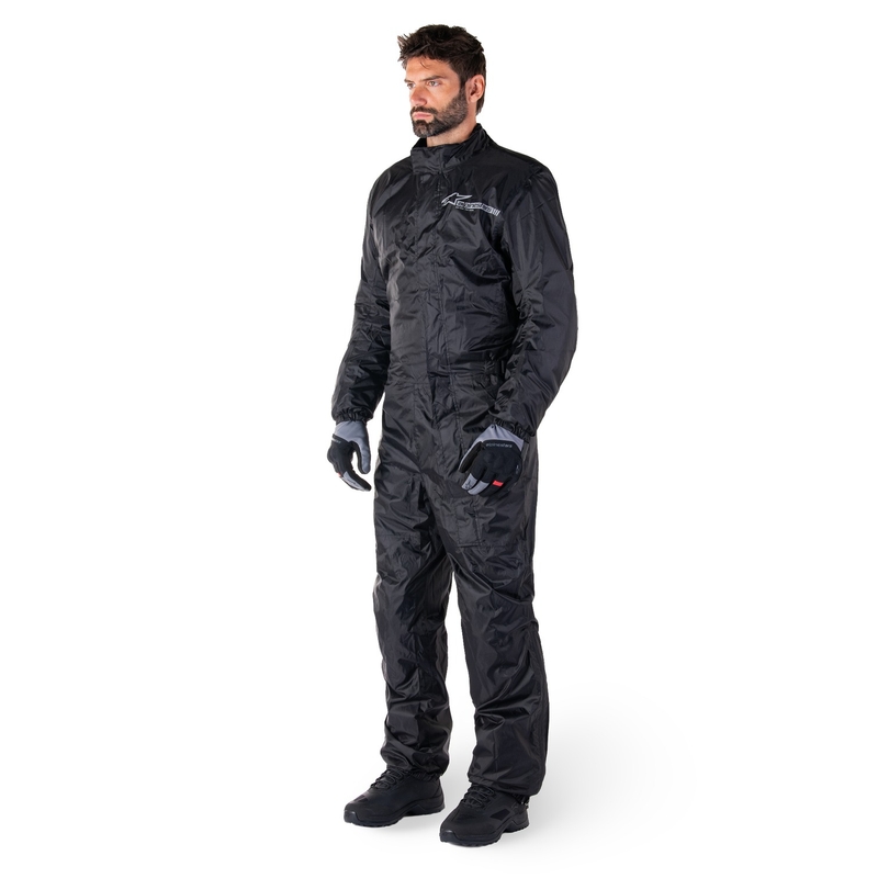 Alpinestars Hurricane Rain 2 vedenpitävä puku musta