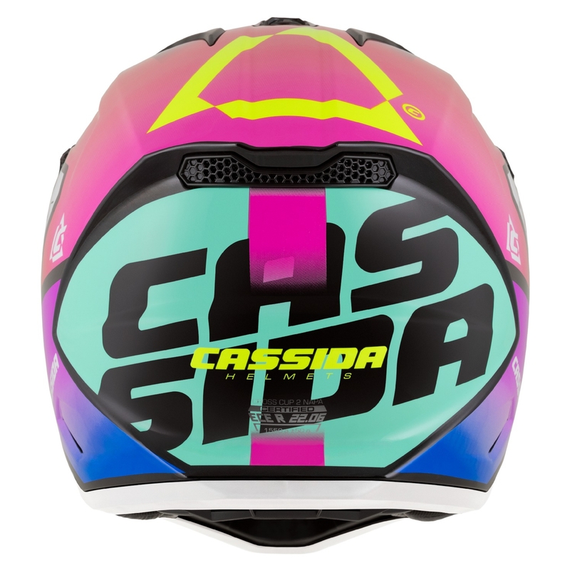 Moottoripyörä Motocross kypärä Cassida Cross Cup 2 Napa pearl monivärinen