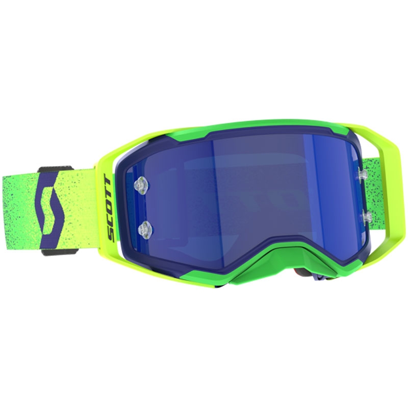 Motocross-lasit SCOTT Prospect 2.0 AMP violetti-keltainen, sininen peiliplexi