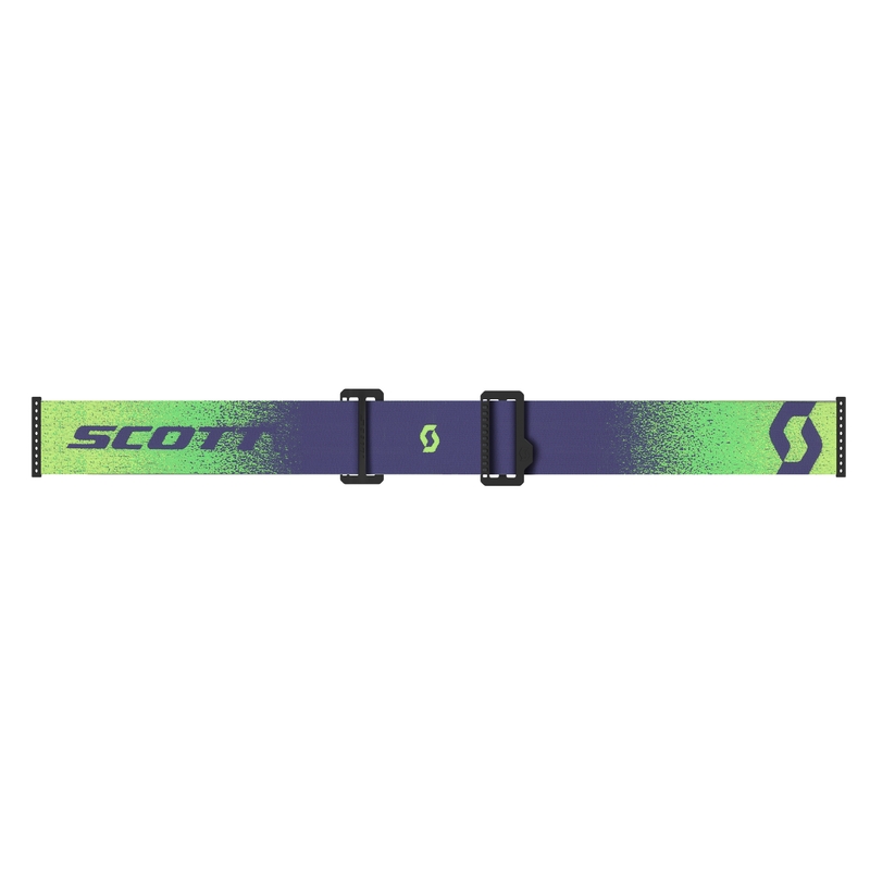 Motocross lasit SCOTT Prospect 2.0 AMP violetti-keltainen vaaleanpunaisella pleksillä varustettuna