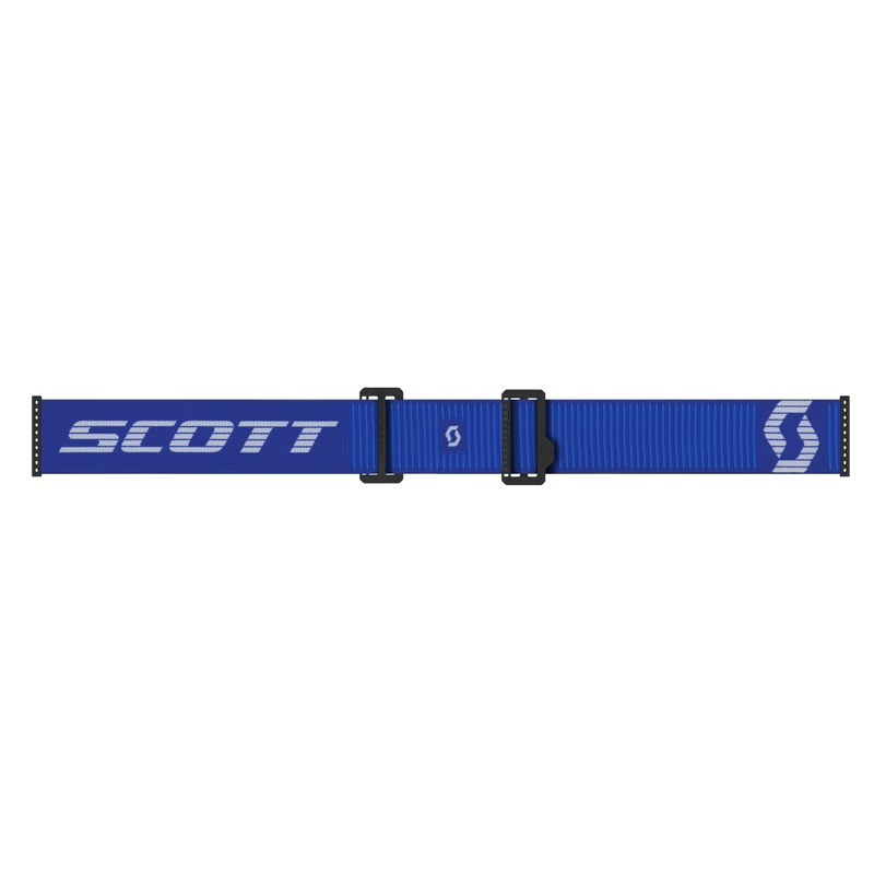 Motocross lasit SCOTT Prospect 2.0 sininen ja valkoinen sinisellä peililasilla.