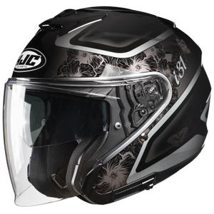 Avoin moottoripyöräilykypärä HJC i31 Iona MC5 musta-harmaa