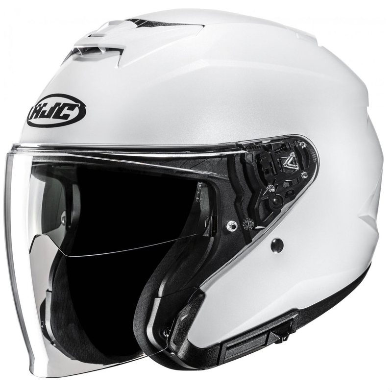 HJC i31 Solid Open Moottoripyöräilykypärä Pearl White