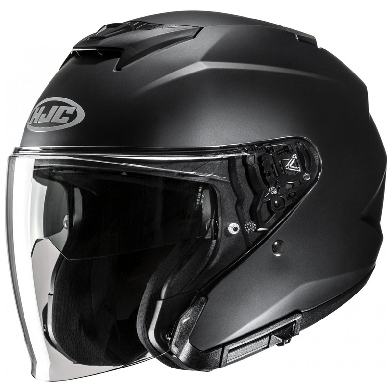 HJC i31 Solid Semi Flat Open kypärä Musta