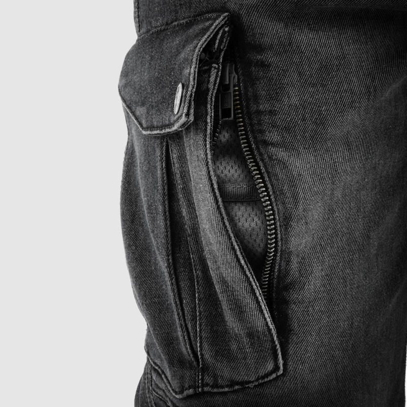 Rebelhorn Vandal Mono Washed Black Moottoripyöräfarkut