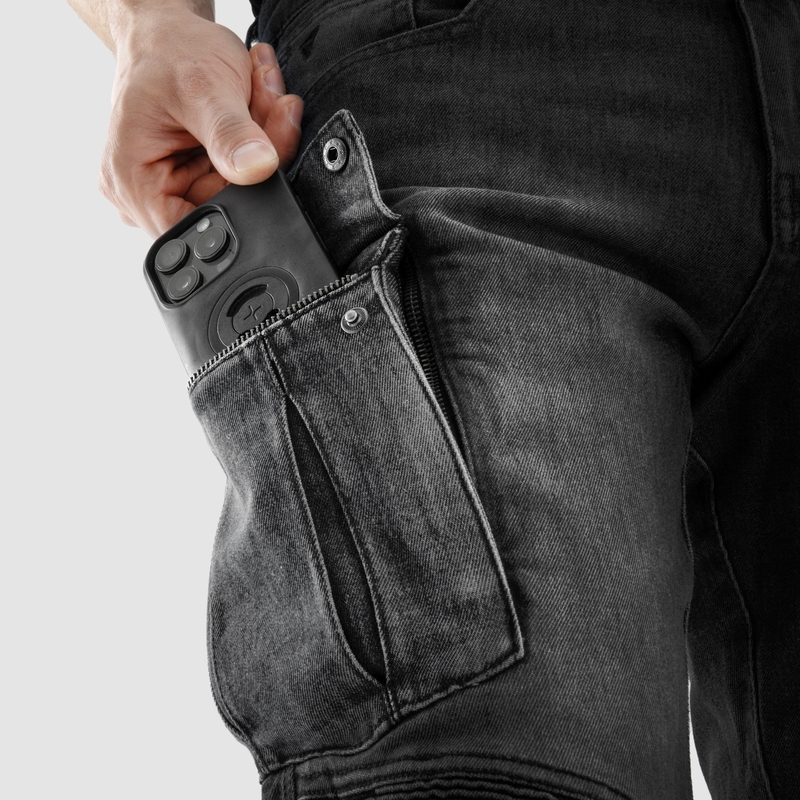 Rebelhorn Vandal Mono Washed Black Moottoripyöräfarkut