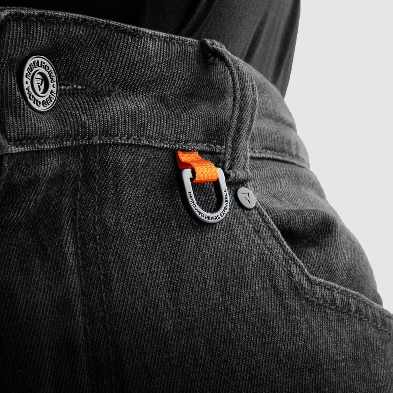 Rebelhorn Vandal Mono Washed Black Moottoripyöräfarkut