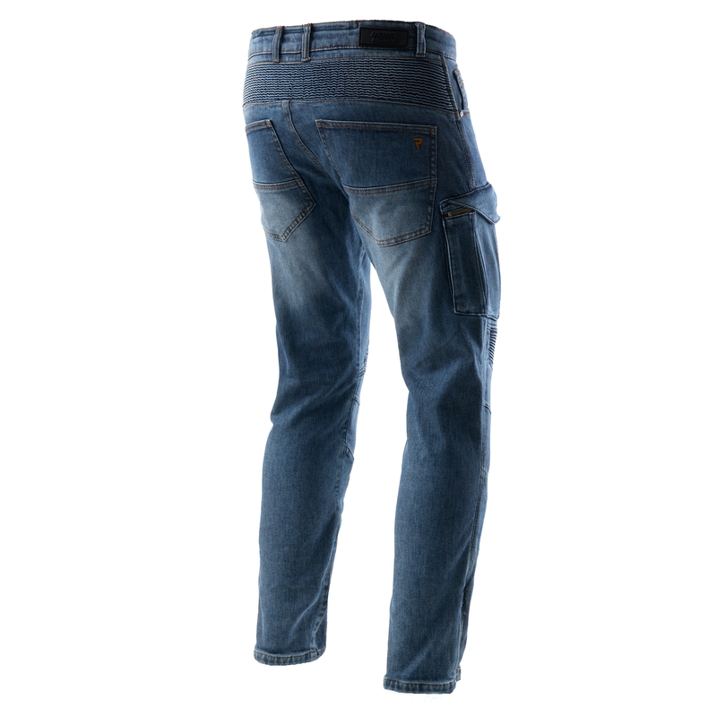 Rebelhorn Vandal Mono Extended Biker Jeans pesty sininen