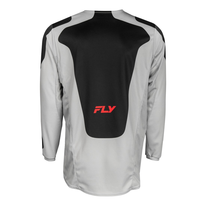 Motocross pelipaita FLY Racing Kinetic Sym harmaa-punainen-musta