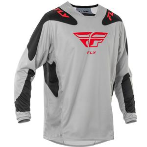Motocross pelipaita FLY Racing Kinetic Sym harmaa-punainen-musta