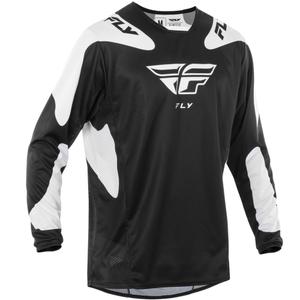 Motocross pelipaita FLY Racing Kinetic Sym musta ja valkoinen