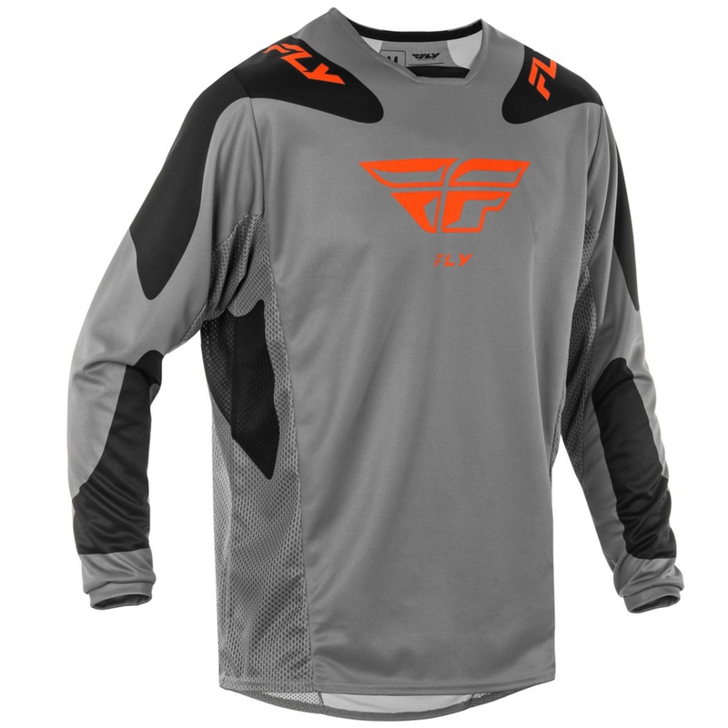 Motocross pelipaita FLY Racing Kinetic Sym harmaa-oranssi-musta