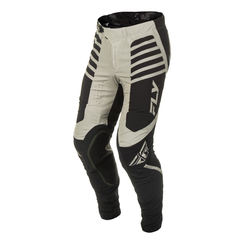 Motocross-housut FLY Racing Lite musta-harmaa