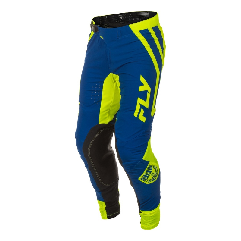 Motocross-housut FLY Racing Lite Lancer sini-fluo-keltainen