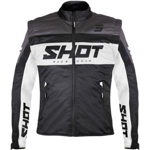Softshell-takki Shot Softshell Lite musta ja valkoinen
