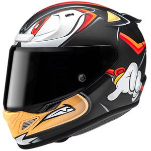 Integroitu moottoripyöräilykypärä HJC RPHA 12 Shadow The Hedgehog MC1SF musta-punainen-oranssi alennusmyynti