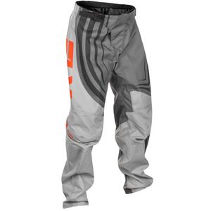 Lasten motocross-housut FLY Racing F-16 harmaa-oranssit