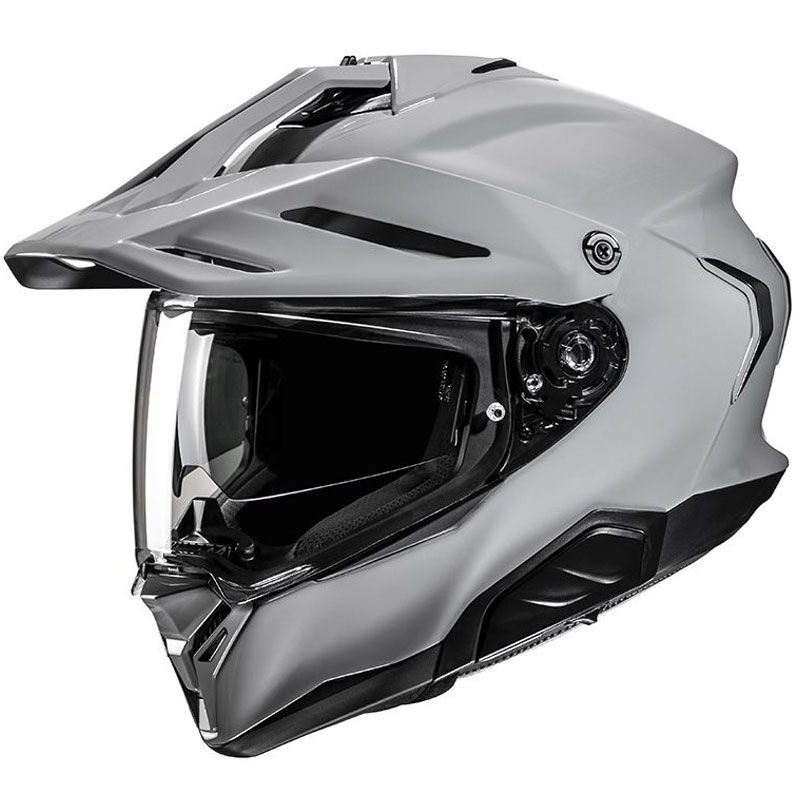 Enduro moottoripyöräilykypärä HJC RPHA 60 Solid harmaa