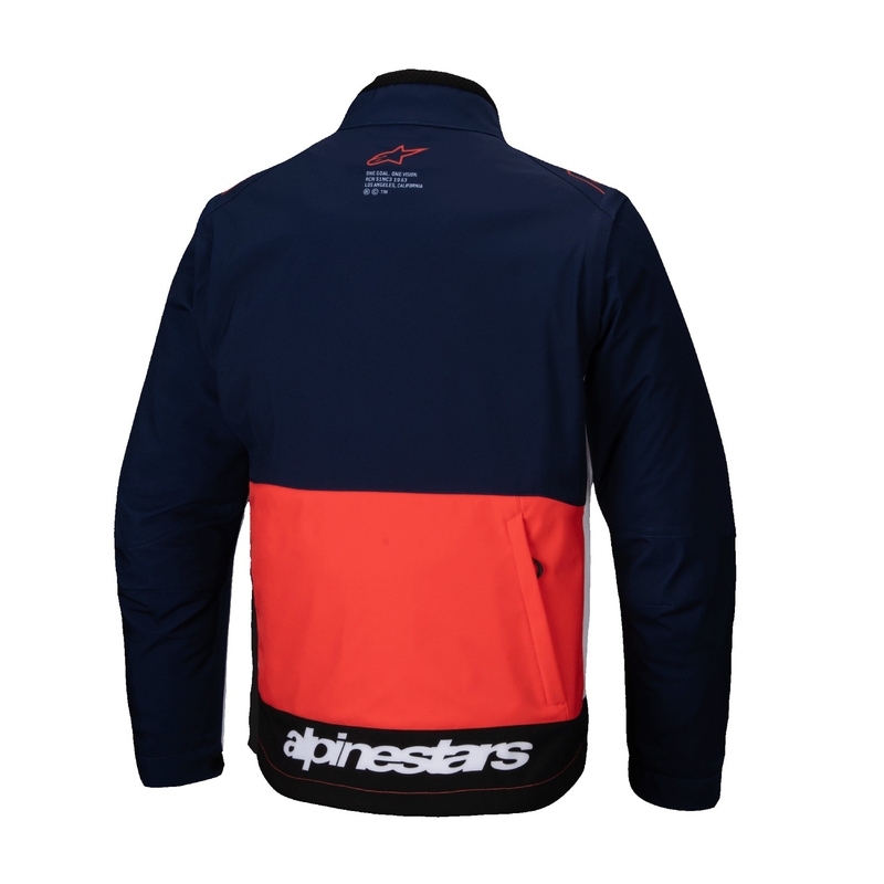 Alpinestars Lite Dura Softshell-takki sininen-oranssi-valkoinen
