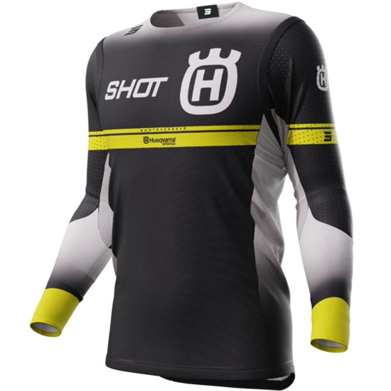 Motocross pelipaita Shot Aerolite Husqvarna LE musta alennusmyynti