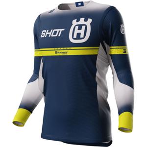Motocross pelipaita Shot Aerolite Husqvarna LE sininen sininen alennusmyynti