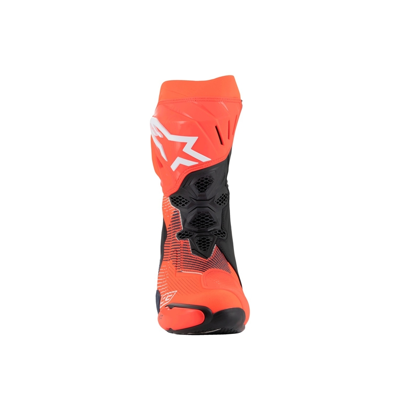 Alpinestars Supertech R Vented rajoitettu painos MM93 Marc Marquez fluo punainen-sininen-musta moottoripyöräsaappaat