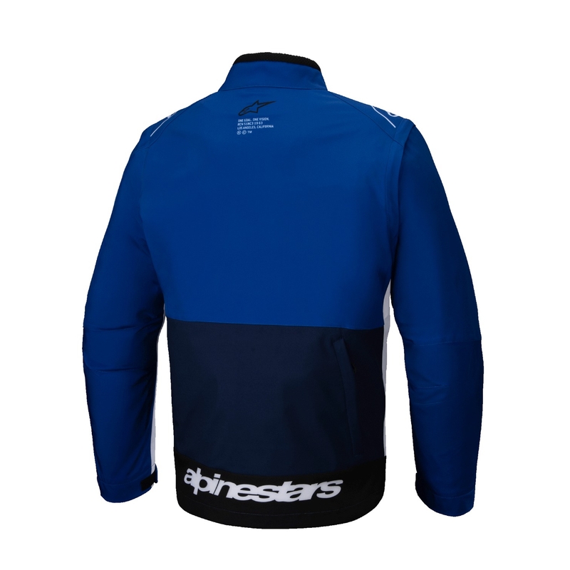 Alpinestars Lite Dura Softshell-takki sininen ja valkoinen