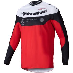 Alpinestars PRO-Dura motocross paita musta-punainen-valkoinen